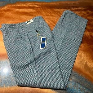 Vintage Pendleton Wool Houndstooth Country Traditionals Pants size 32 new USA